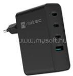 NATEC Ribera 1xUSB-A 3xUSB-C 100W fali töltő fekete (NUC-2234) (NUC-2234)