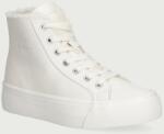 Calvin Klein VULC FLATF MID LACEUP LTH FUR teniși înalți pentru femei 9BY2-OBDZ2B_01X