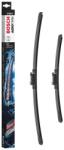 Bosch Aerotwin A555S Ablaktörlő Lapát Szett 600mm/400mm Fekete Audi A1 Seat Skoda Volkswagen Peugeot 308 Opel Astra L DS 4 II Frontüveghez (A555S)