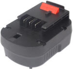Utángyártott Black & Decker szerszámgép Ni-MH akkumulátor 12V 2000mAh A12, A12-XJ - CameronSino (CS-BPS712PX)