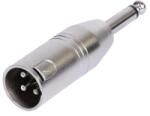BST Adaptor Xlr Tata - Jack 6.35 Tata Mono Metal (18-5575)
