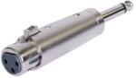 BST Adaptor Xlr Mama - Jack 6.35 Tata Mono Metal (18-5566)