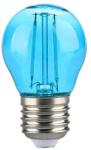 V-TAC Bec Led G45 E27 2w Cu Filament Lumina Albastra (sku-217412)