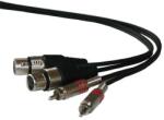 Ibiza Sound Cablu Audio 2RCA Tata/2XLR Mama 3M (CM3RXF-2)