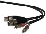 Ibiza Sound Cablu Audio 2RCA Tata/2XLR Mama 1.50M (CM1.5RXF-2)