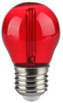V-TAC Bec LED G45 E27 2W cu Filament Lumina Rosie (SKU-217413) - global-electronic