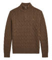 Ralph Lauren Pulóverek LS HZ-SWEATER-PULLOVER Barna 18 / 20 Jahre