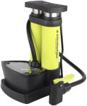 Carmotion Lábpumpa, mini-pumpa két dugattyúval és nyomásmérővel, 10 BAR/140 PSI - Carmotion