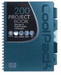 COOLPACK Spirálos Jegyzetfüzet A4 100 Lapos Kockás Spirálos Jegyzettömb Tengeri Türkiz (93989CP)
