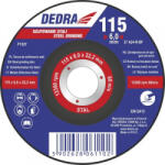 Dedra csiszolókorong 125x6x22.2 mm acélhoz (F1322)