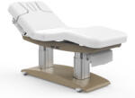Fabulo Pat de wellness electric cu încălzire si sistem audio/vibratii Fabulo Faro Comfort Culoarea lemnului: frasin, Culoarea tapițeriei: alb
