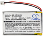 Sena SMH-5 series ICP40/25/40P 3, 7V Li-Polymer 350mAh / 1.30Wh Wireless Headset/Fülhallgató akkumulátor utángyártott (CS-SMH500SL)