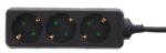 Well Prelungitor Well, 3 prize Schuko, 1, 5 m, 3 x 1, 5 mm2, negru (61359)