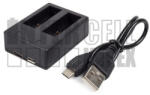 GoPro AHDBT-501 series GoPro HD Hero 5 akku/akkumulátor USB kétágyas adapter/töltő utángyártott (800113178)