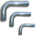 SBAutoparts Kipufogócső hajlított ív, O76mm, 90°