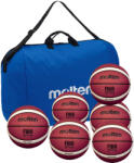 Molten Pachet 6 mingi baschet Molten, marime 6: 1 B6G4050 + 5 B6G3850 + geanta (1xB6G4050+2xB6G3850+EB0046-B)