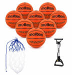Molten Pachet 8 mingi baschet Molten JB2000-L + pompa AP50 + plasa BN10 (8xB5C2000-AP50-BN10)