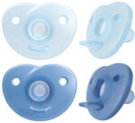 Philips Philips Avent SCF099/26 Soothie Heart szilikon cumi 0-6 hónapos korig kék (2 db) (5913841)
