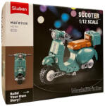 Sluban Model Bricks - Türkiz robogó építőjáték készlet (M38-B1538)