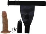 Pretty Love Harness Collection-Chilot Harness cu Dildo Vibrator Inclus-Silicon
