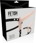 Fetish Submissive Harness-Vibrator din Silicon Flesh 15 cm-10