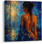 Dovido Tablou fată singuratică lângă apă - 30x30