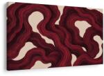 Dovido Tablou linii organice carmin - 150x100