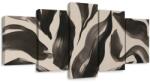 Dovido Tablou 5-piese tușe abstracte de pensulă - 200x100