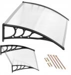ModernHOME 120x80 cm ajtó előtető, tető, polikarbonát előtető ModernHome (AW-017A 120x80)