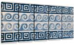 Dovido Tablou 5-piese spirale albastre și ornamente - 100x50