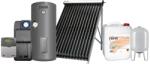 Ferroli Pachet sistem solar presurizat cu 40 tuburi vidate Ferroli EcoTube New, Boiler 300L cu 2 serpentine Ecounit F 300-2C, panou comandă (OXAM1512-OXAM1513-300-1)