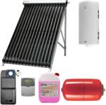 Ferroli Pachet sistem solar presurizat cu 20 tuburi vidate Ferroli EcoTube New, Boiler 150L cu 2 serpentine Ecounit DW 150, panou comandă (OXAM1512-OXAM1513-150-1)