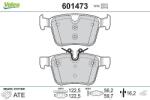 VALEO set placute frana, frana disc VALEO 601473 (601473)