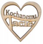 Loveart Fából készült szív Kedves Apának felirattal Loveart 10 cm Apák napja Dekor (LVSK-1330)
