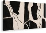 Dovido Tablou abstract contrastant în negru - 60x40