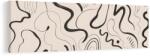 Dovido Tablou joc minimalist de tușe libere - 150x50