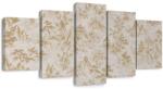 Dovido Tablou 5-piese peisaj oriental auriu - 150x75