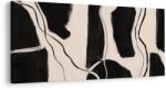 Dovido Tablou forme minimaliste alb-negru - 100x50