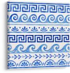 Dovido Tablou valuri ceramice și meandru - 40x40