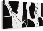 Dovido Tablou abstract alb-negru contrastant - 90x60