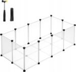 VASAGLE Songmics Fekhely Kis Állatok Beltéri Átlátszó Műanyag 125x63x42 (LLS082B48)
