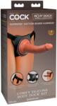 King Cock Elite KCE Comfy Silicone Body Dock Kit Ham Strap-On cu Dildo 21 cm