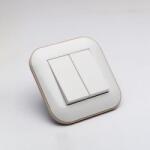 OVIVO Comutator cap scara 10a alb kraft loft (EL0057126)