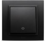 Elbi intrerupator cruce 10a negru mat zena (EL0070979)
