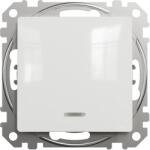 Schneider Electric Intrerupator simplu cu LED albastru 10AX alb Sedna Design (EL0075628)