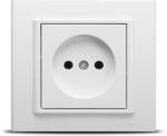 OVIVO Priza simpla fara contact de protectie 16A alba Mina (EL0044305)