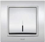 Elbi Intrerupator simplu cu LED 10A gri metalizat Zena (EL0012001)