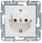 Schneider Electric Priza Schuko cu impamantare 16A alba Asfora (EL0030933)