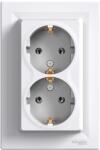 Schneider Electric Priza dubla Schuko 16A alba Asfora (EL0031581)