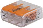 WAGO Clema legatura transparenta 3 poli 0.2-4 mmp (EL0031899)